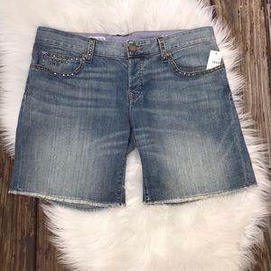 GAP 1969 Studded Boyfriend Jean Shorts (Size 6)